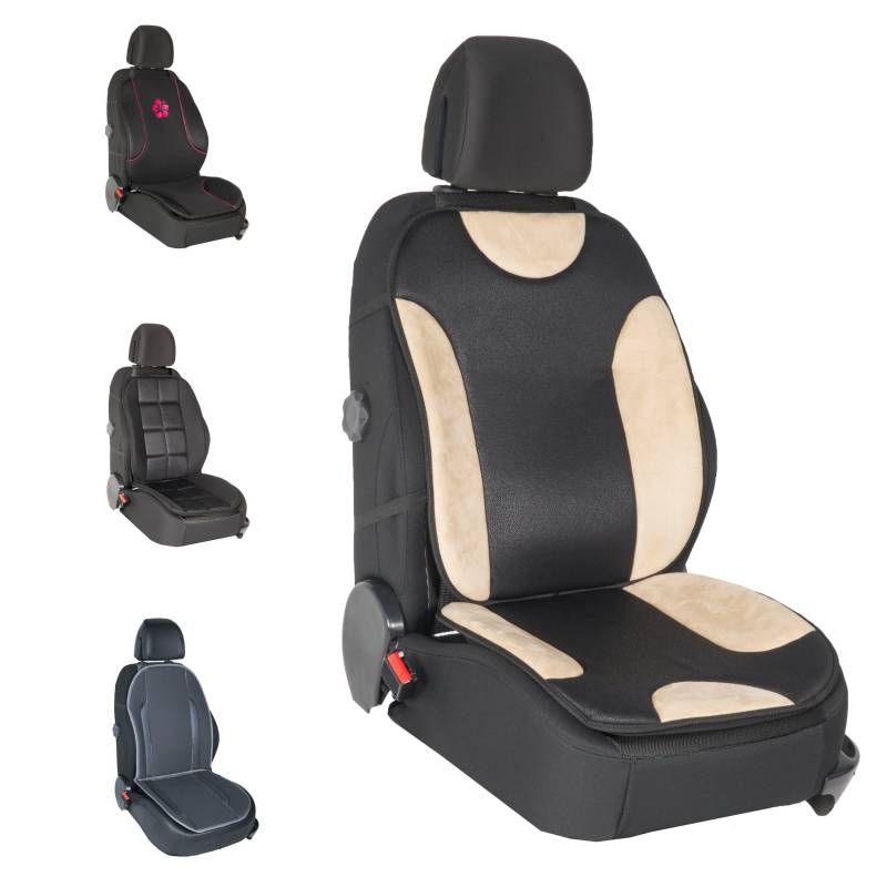 DBS - Autositzauflage - PKW/Auto - Beige - Komfort - rutschfest - Kompatibel mit Airbag - Universal, Norme von DBS