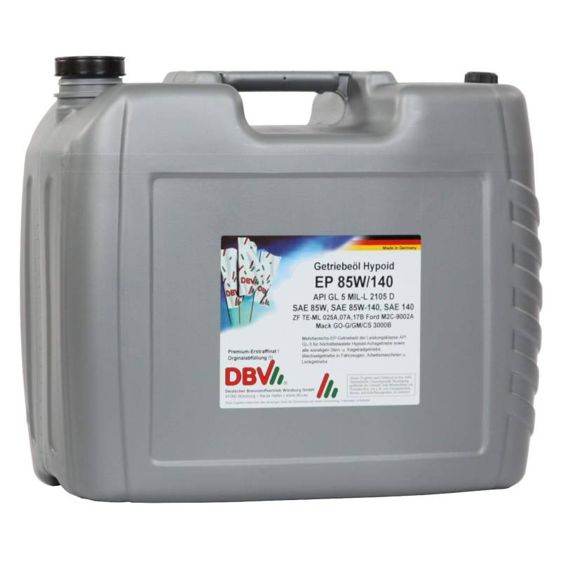 85W-140 Hypoid EP 20-Liter-Kanister von DBV