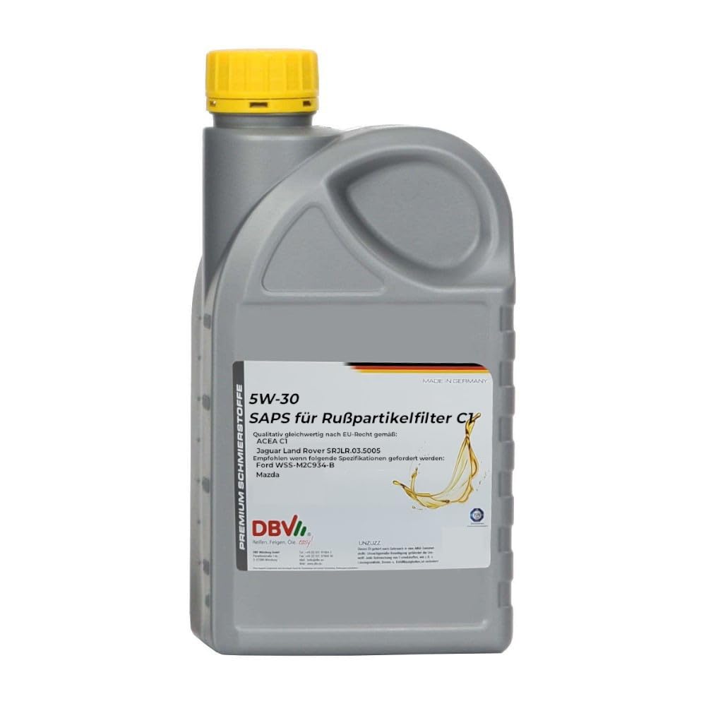 DBV 5W/30 SAPS Rußpartikelfilteröl C1 20 x 1-Liter-Dose von DBV