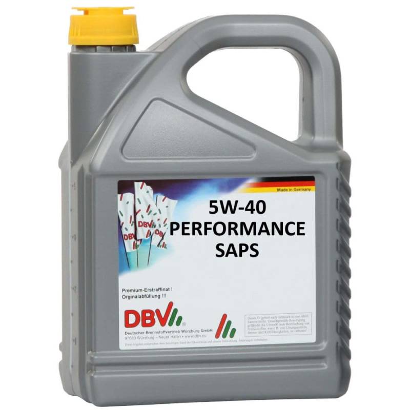 DBV 5W-40 Performance SAPS 4 x 5-Liter-Kanister von DBV