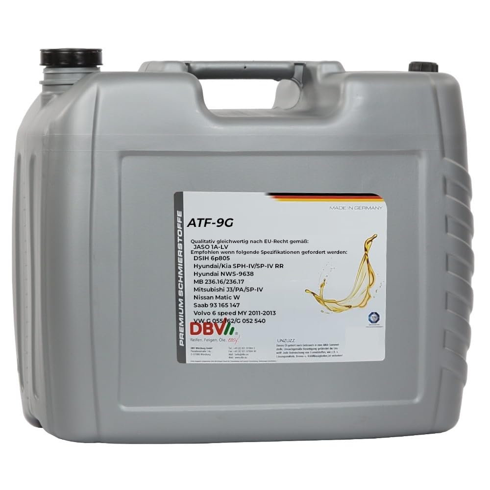 DBV ATF 9G von LinJa 20-Liter-Kanister von DBV