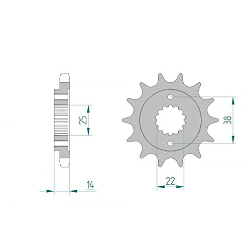 Ritzel AFAM 530-15Z von DC Afam NV