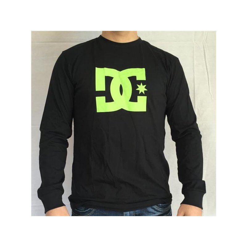 DC Longsleeve Big D Schwarz L von DC