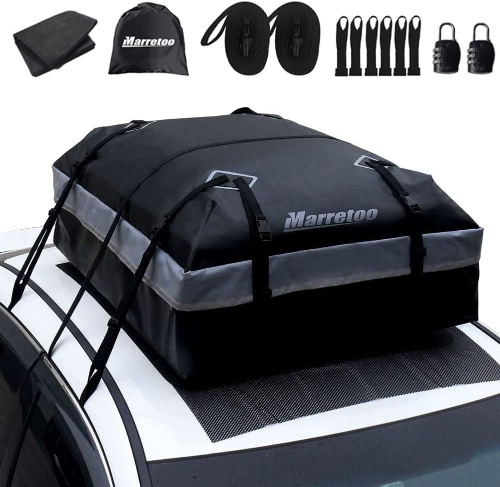 Auto Dachkoffer,Oxford Faltbare Gepäckbox Für Reisen Und Gepäcktransport für Mazda 3 2014-2019 von DCAJHSD
