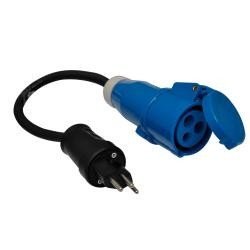 DCC Campingartikel Adapterkabel CEE Kupplung Lose, 40 cm, 321/045-1 von DCC