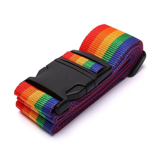 DCNIYT Gepäcktasche mit Regenbogen-Passwortschloss, mit Gepäckgurt, 3 Ziffern (A1), 2 m von DCNIYT