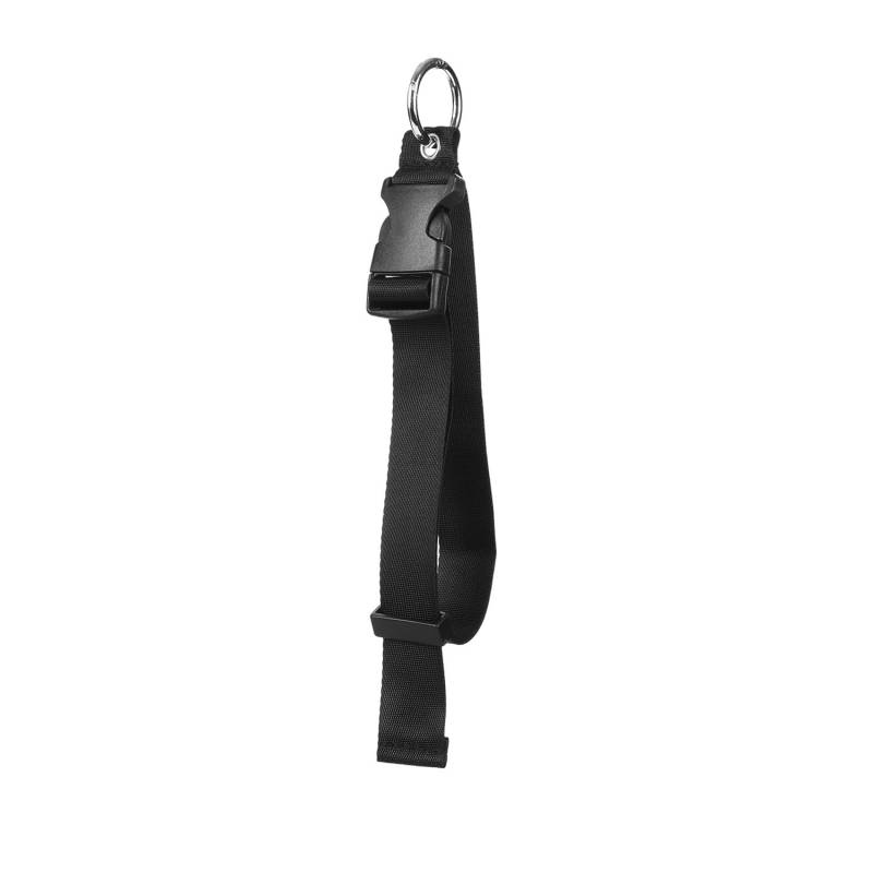 DCNIYT Tragbare Gepäckgurte, Koffergurt, Gepäckgurt, Halter, Greifer, Tasche, Handtaschen-Clip, zum Tragen (Schwarz, 2 Stück) von DCNIYT