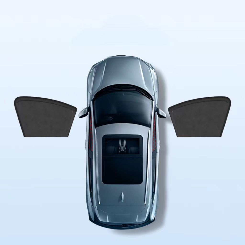 Auto Seitenfenster Sonnenblende für BMW 3 Series Li F35 2015-2018, Mesh-Sonnenschirme UV-Schutz Magnetisch Autovorhänge Zubehör,2 PCS Front row von DCSNXZF