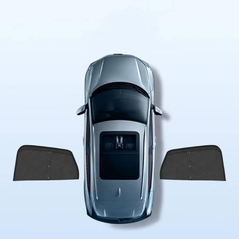 Auto Seitenfenster Sonnenblende für BMW 5 Series Li F18 2013-2016, Mesh-Sonnenschirme UV-Schutz Magnetisch Autovorhänge Zubehör,2 PCS Rear row von DCSNXZF