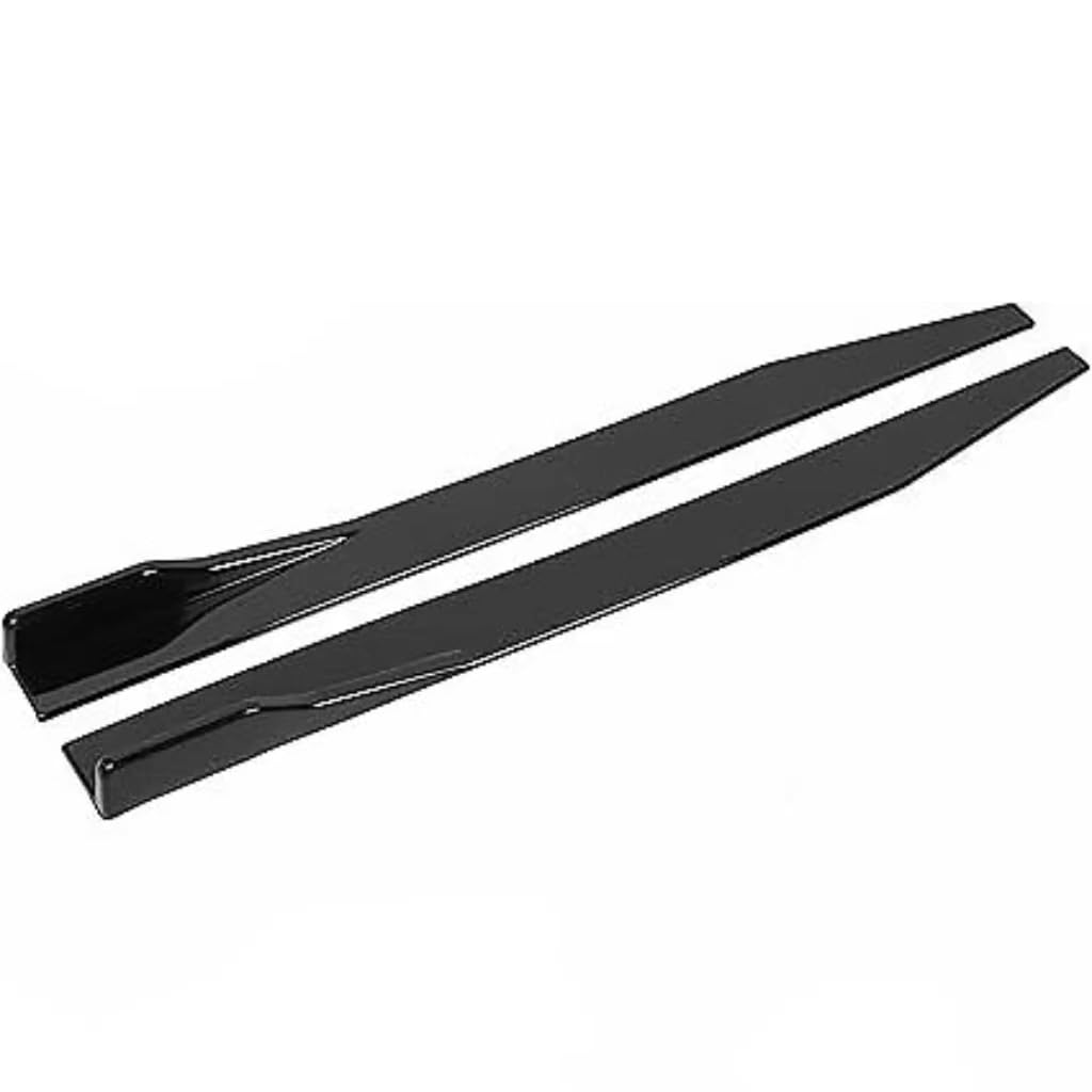 Auto Seitenschweller für LS460L 10CM 2007-2015, Kratzfest Schutz Seitenrock Flügel Diffusor Splitter ZubehöR,All Black von DCSNXZF