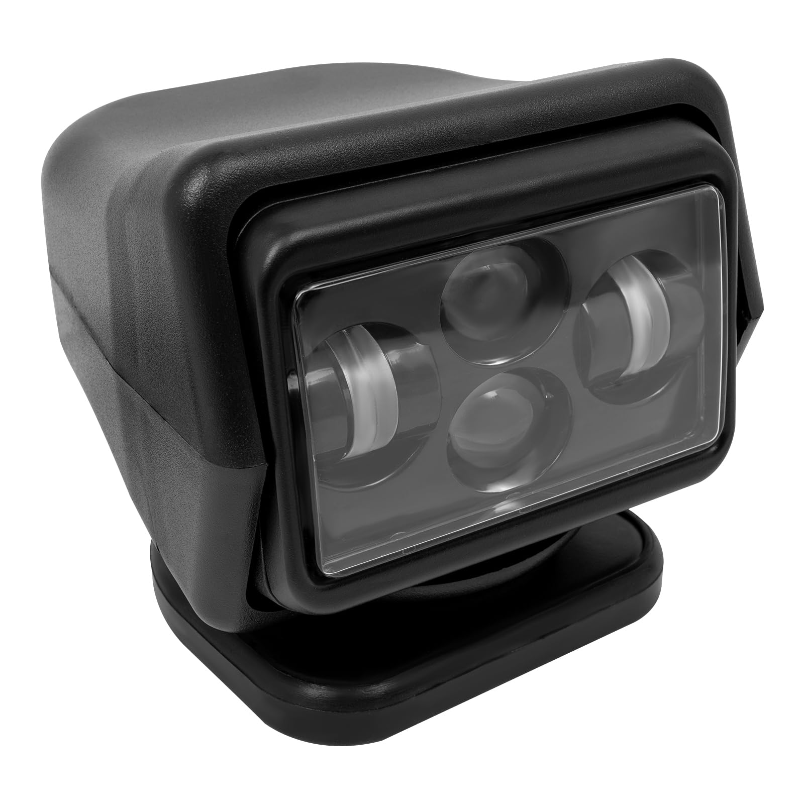 DCSYOG LED Suchscheinwerfer Arbeitsleuchte Funkfernsteuerbar mit Magnetfuß Suchlicht, 50 W Wetterfest 360 Grad Drehbar für Auto Offroad Jagd Boot Garden (Schwarz) von DCSYOG