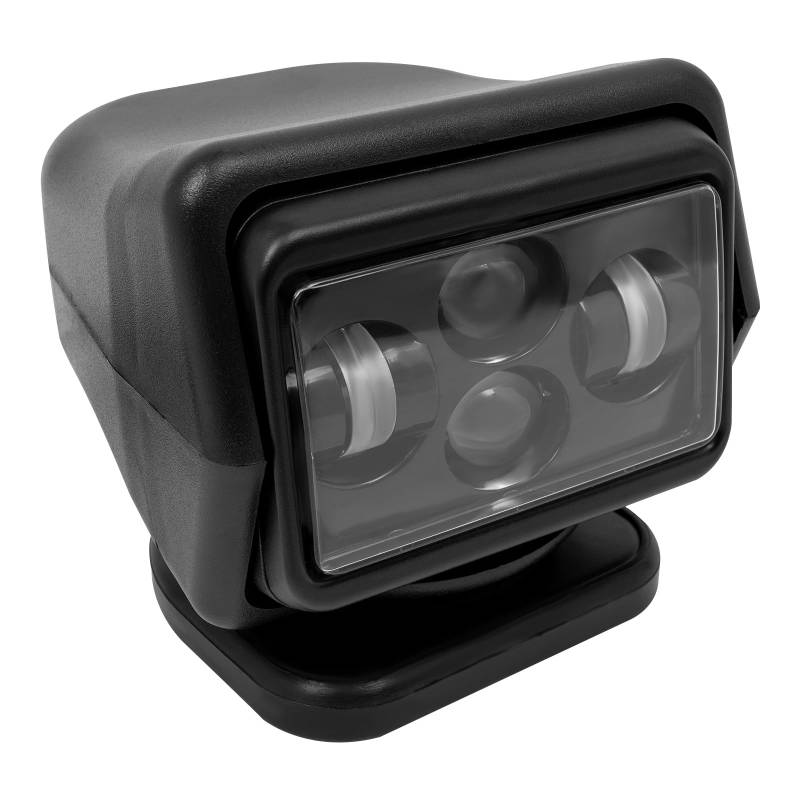 DCSYOG LED Suchscheinwerfer Arbeitsleuchte Funkfernsteuerbar mit Magnetfuß Suchlicht, 50 W Wetterfest 360 Grad Drehbar für Auto Offroad Jagd Boot Garden (Schwarz) von DCSYOG