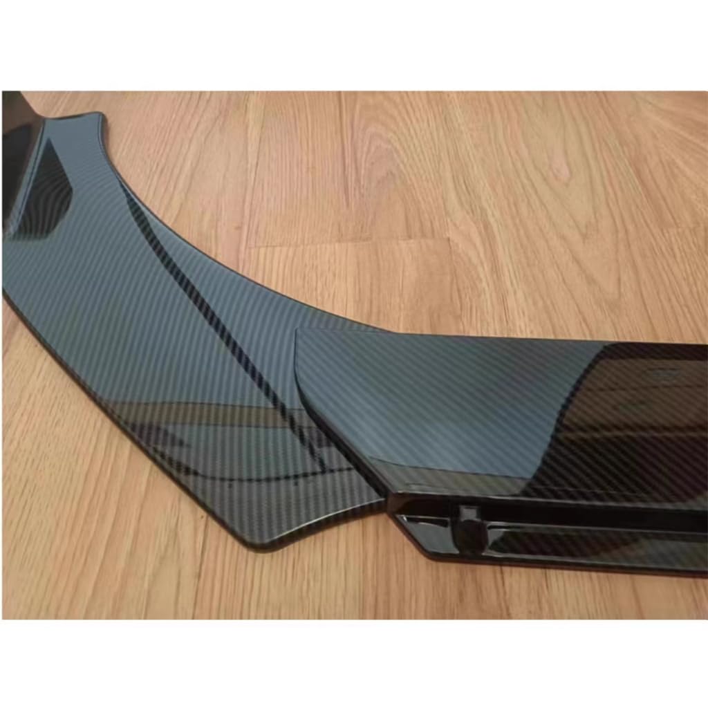 Auto Frontspoiler für Accord 2003-2007, Frontstoßstange Kit Spoiler Lıp Tuning Zubehör, V-Shaped Carbon Fiber von DCZBYCJ