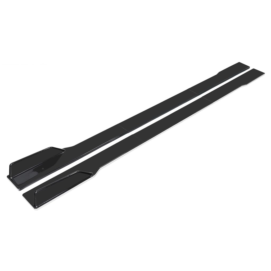 Auto Seitenschweller für KIA K5 2011-2015, Auto Seitenschweller Flügeldiffusor Seitenschürze Seitenrock Splitter Zubehör,2m Black von DCZBYCJ