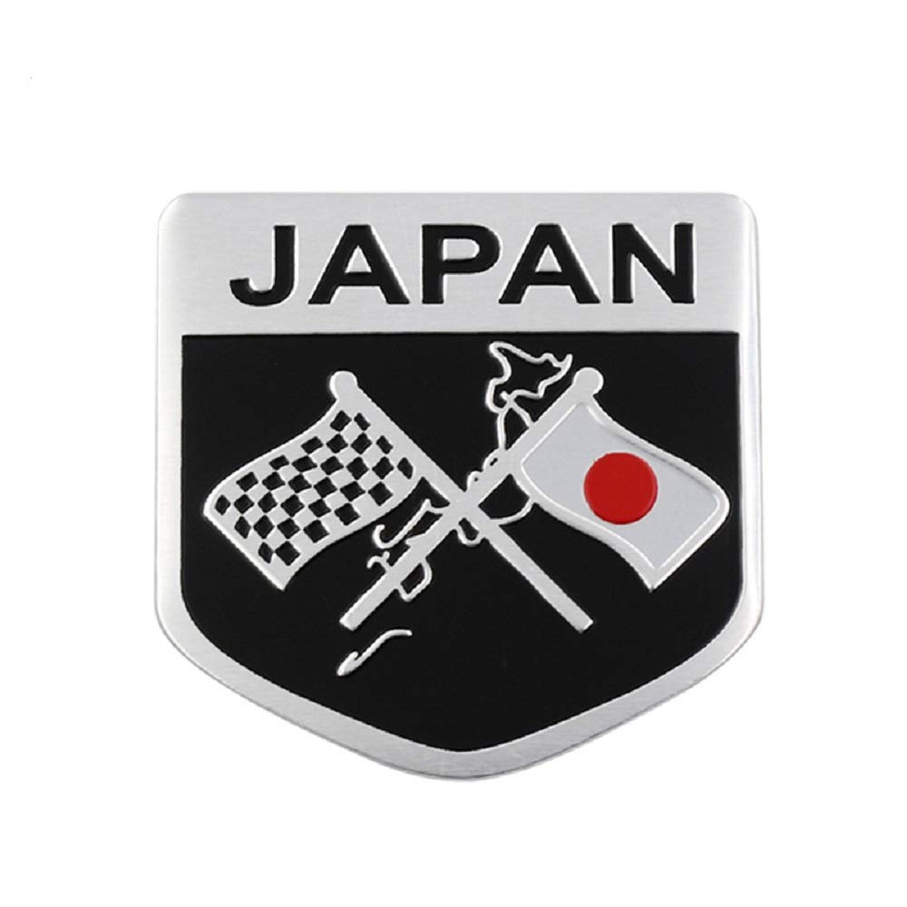 Japanische Flagge Auto-Aufkleber und Abziehbilder, 3D-Japan-Aufkleber, Logo, Auto-Styling, Ganzkörper-Emblem, Abzeichen, Autozubehör, Auto-Styling für Autos von DDDXF