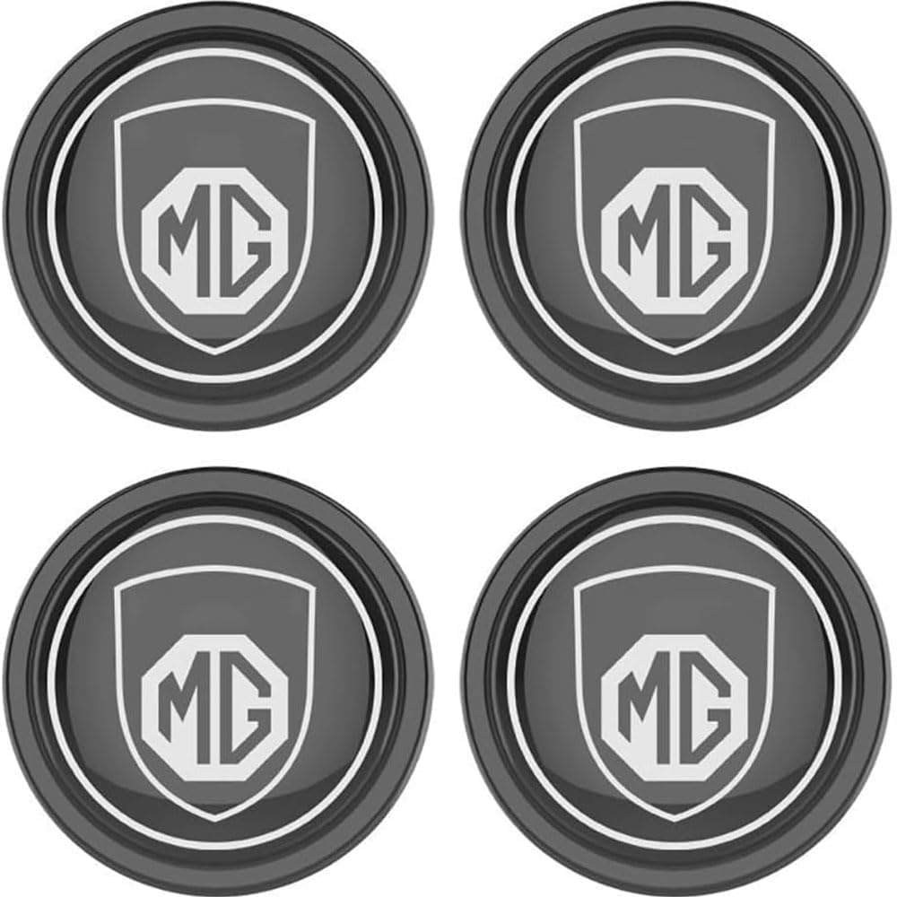 4 Stück Nabendeckel Radkappen,für MG TF ZR ZS ES HS EZS 56MM ABS Auto-Nabenkappen mit Logo, Autoteile Nabenmittenkappe von DDFFRBBC