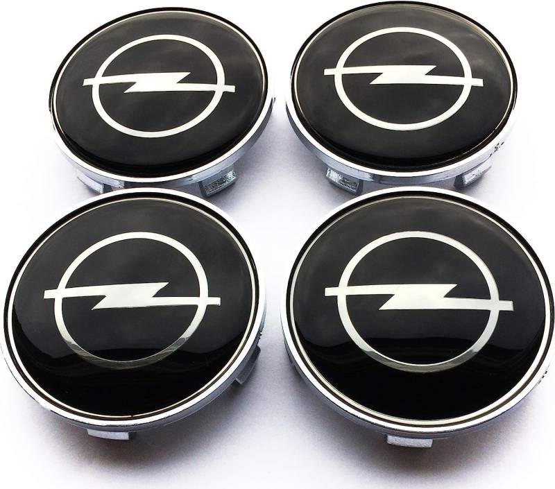4 Stück Nabendeckel Radkappen,für Opel Antara 60mm ABS Auto-Nabenkappen mit Logo, Autoteile Nabenmittenkappe von DDFFRBBC