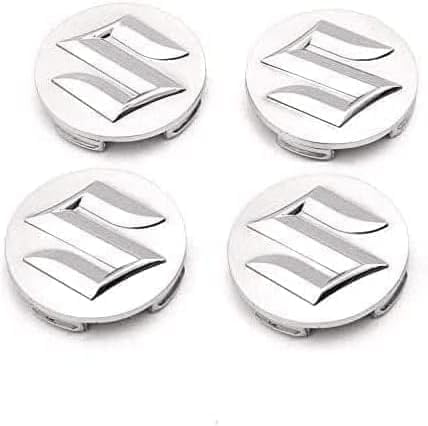 4 Stück Nabendeckel Radkappen,für Suzuki Swift SX4 60mm ABS Auto-Nabenkappen mit Logo, Autoteile Nabenmittenkappe von DDFFRBBC