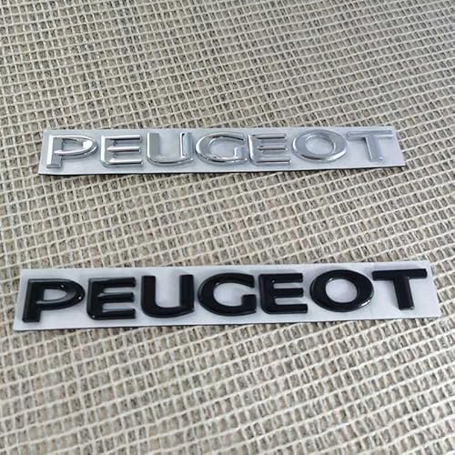 Auto Emblem Aufkleber für Peugeot 206+ 2009-2013,ABS Logo Badge Selbstklebend Abzeichen Auto Vorne Hinten Marke Etikett Tuning Auto Deko Zubehör,C von DDHHBH