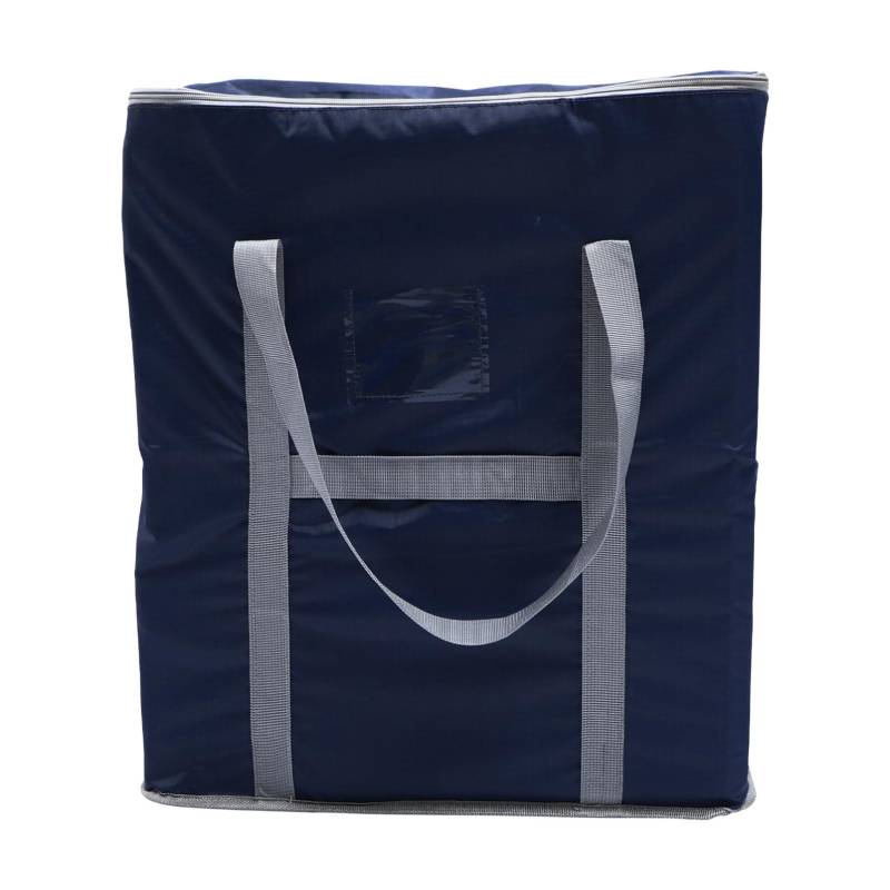 DEARMAMY 1stk Stepptasche Ersatzbeutel Für Wäschekörbe Kühltasche Groß Hängende Kleidersäcke Wäschesack Taschen Tragetasche Faltbare Anzug-Reisetasche Kleidersack Navy Oxford-Stoff von DEARMAMY