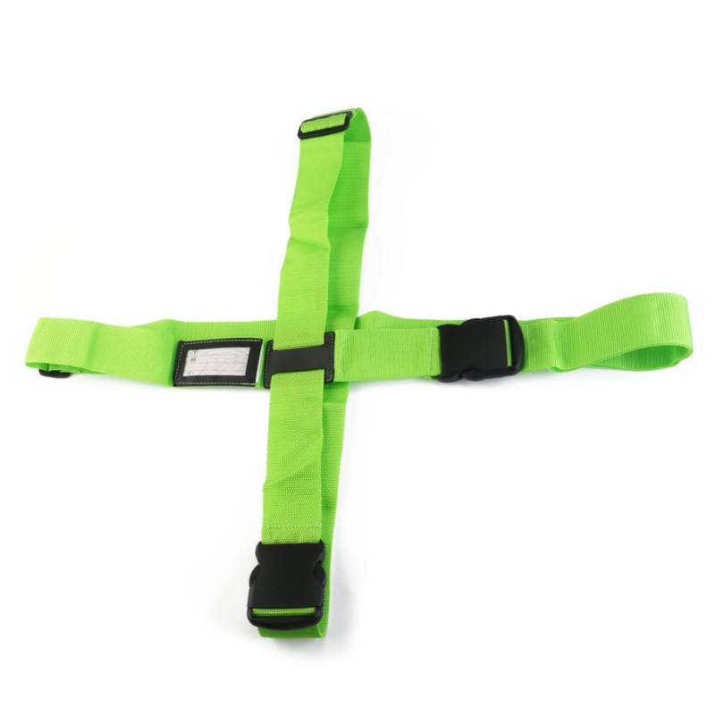 DEARMAMY Gepäckstreifen gepäckgurt Luggage Strap Kofferband Kofferzubehör Koffergürtel Gepäckgürtel Gepäck Packband Koffer Packband Green von DEARMAMY