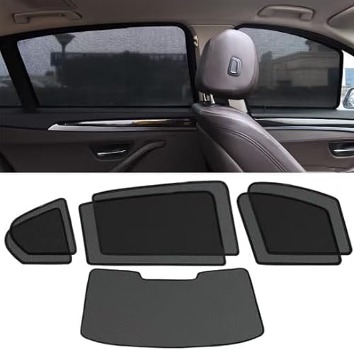 Auto-Sonnenschutz für MG ZS EV 2019-pr, Sonnenschutz für Vordere und Hintere Seitenfenster, Lüftungsgitter-Sonnenschutz,6 Side+Rear von DEAVER