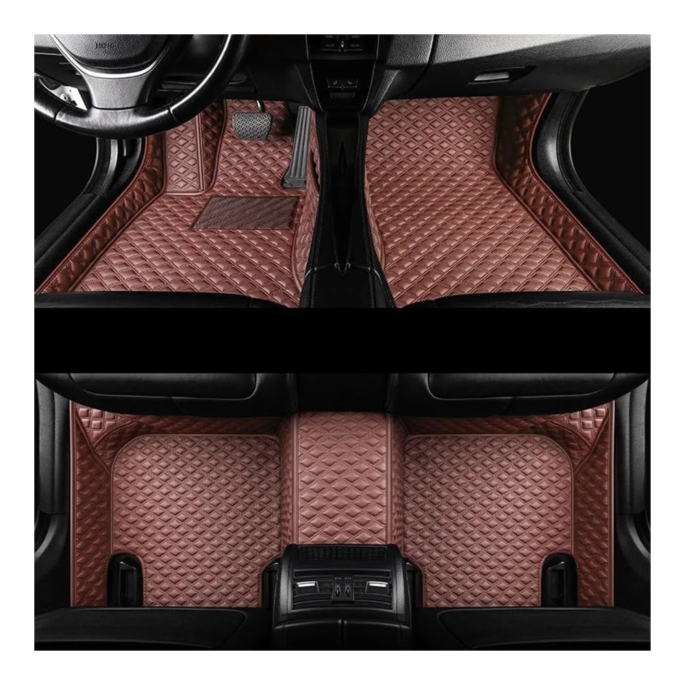 Automatten der Serie Auto-Fußmatten Auto-Fußmatten Für Lexus für die Lx-Serie 470 570 Fünf Sitze 2007 2008 2009 2010 2011 2012 2013 2014 2015 Benutzerdefinierte Auto-Fußpolster(Coffee-01) von DEAVER