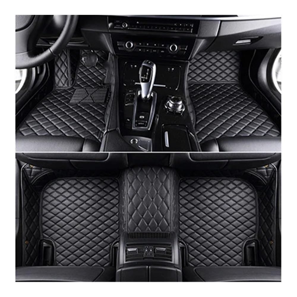 Automatten der Serie Auto-Fußmatten maßgefertigte Auto-Fußmatten Für Infiniti G-Für Coupe G25 G35 G37 2010 2011 2012 2013 Innendetails Autoteppich(All Black) von DEAVER