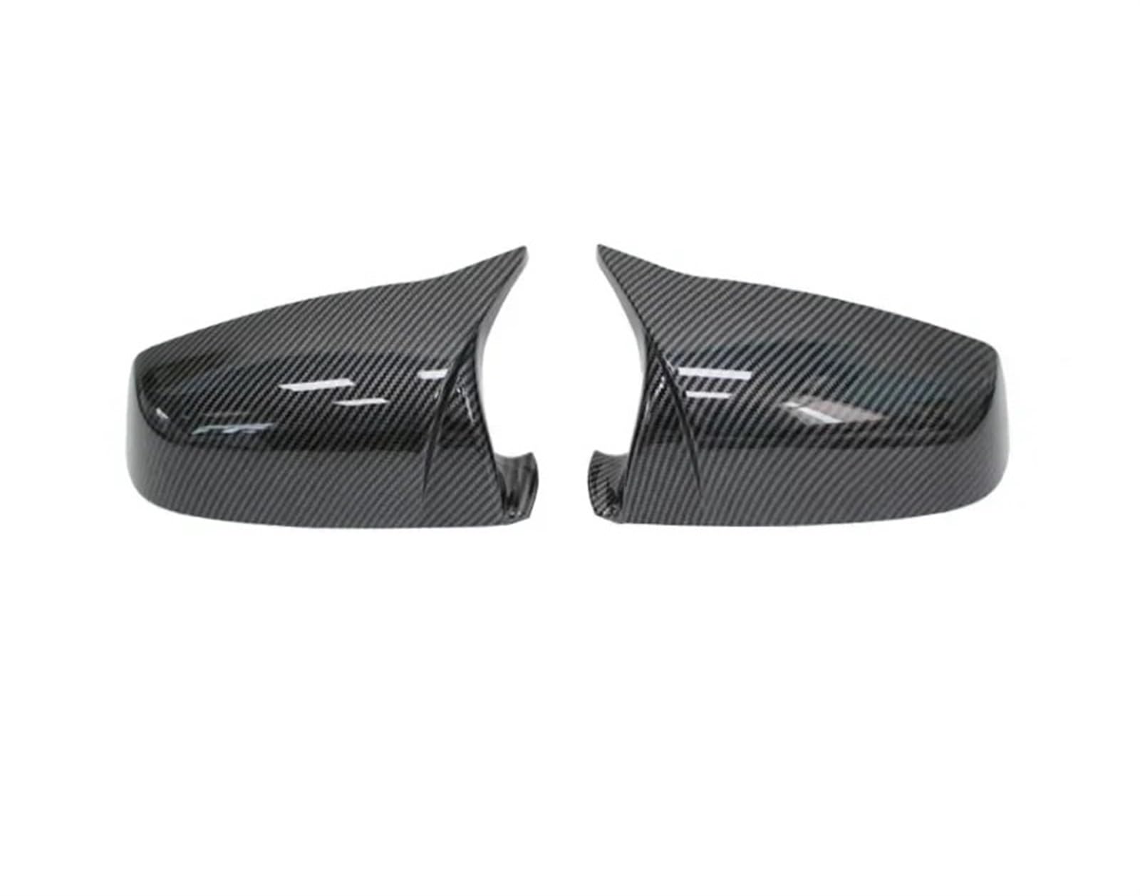 Rückspiegelkappen 2-teilige Rückspiegelkappen für B┐MW 5er 6er 7er E60 E61 E63 E64 Seitenflügel-Rückspiegelabdeckung Zierleiste Auto-Außenzubehör(Carbon fiber pattern) von DEBLAN