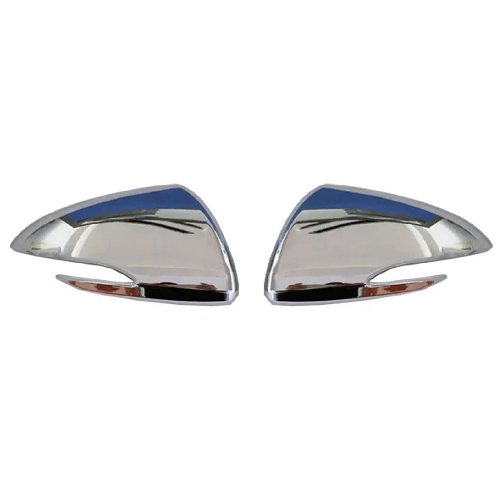 Rückspiegelkappen Für H┐yundai Elantra Avante AD 2016-2020 I30 Accent Solaris Rückspiegelabdeckung Aufkleber Flügelkappe Außentürgehäuseverkleidung(Silver) von DEBLAN
