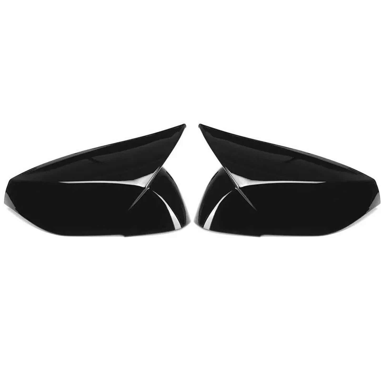 Rückspiegelkappen Für I┐nfiniti Q50 Q60 QX30 Q70 2014-2020 Rückspiegelabdeckung Seitenspiegelkappe Außentürgehäuse Verkleidungsaufkleber Kohlefaser Schwarz(Gloss Black) von DEBLAN