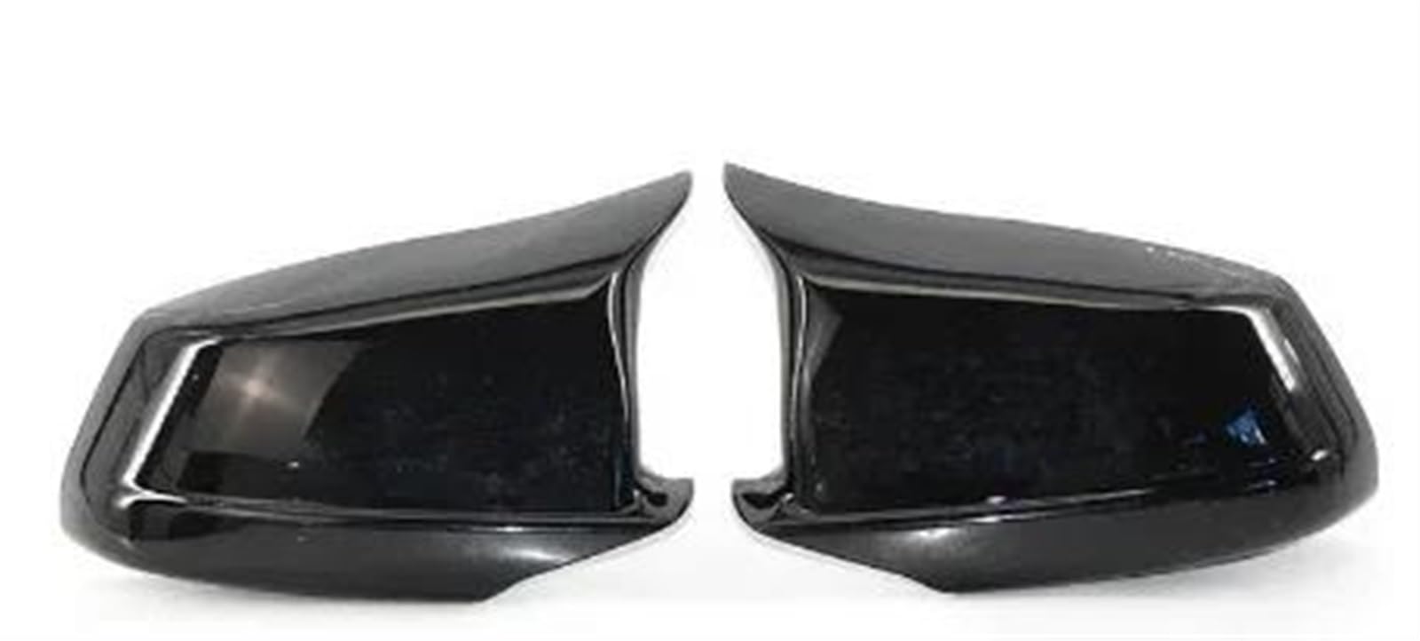 Rückspiegelkappen Schwarze Spiegelabdeckungen, passend für B┐mw 5 Series F10/F11/F18 Pre-Lci 11–13, Spiegelkappen, Ersatz-Seitenspiegelkappen, Hintertürflügel hinten.(Bright black) von DEBLAN