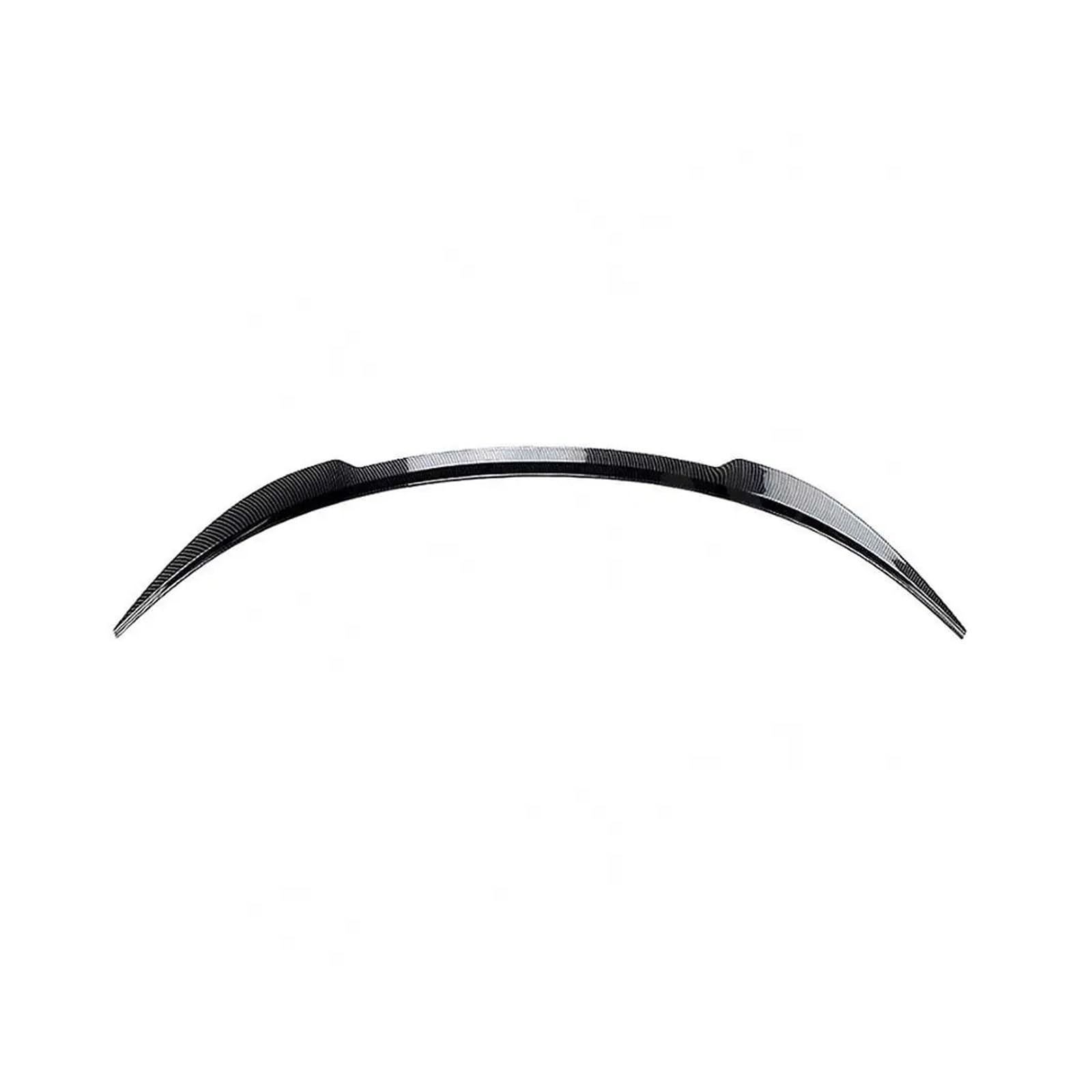 Auto Heckspoiler Flügel Für Tesla Modell 3 Max ABS Schwarz Hinten Stamm Flügel Spoiler Auto Zubehör Heckspoiler Flügel Carbon Look Hinten Dach Spoiler(ABS carbon look) von DECFOIKN