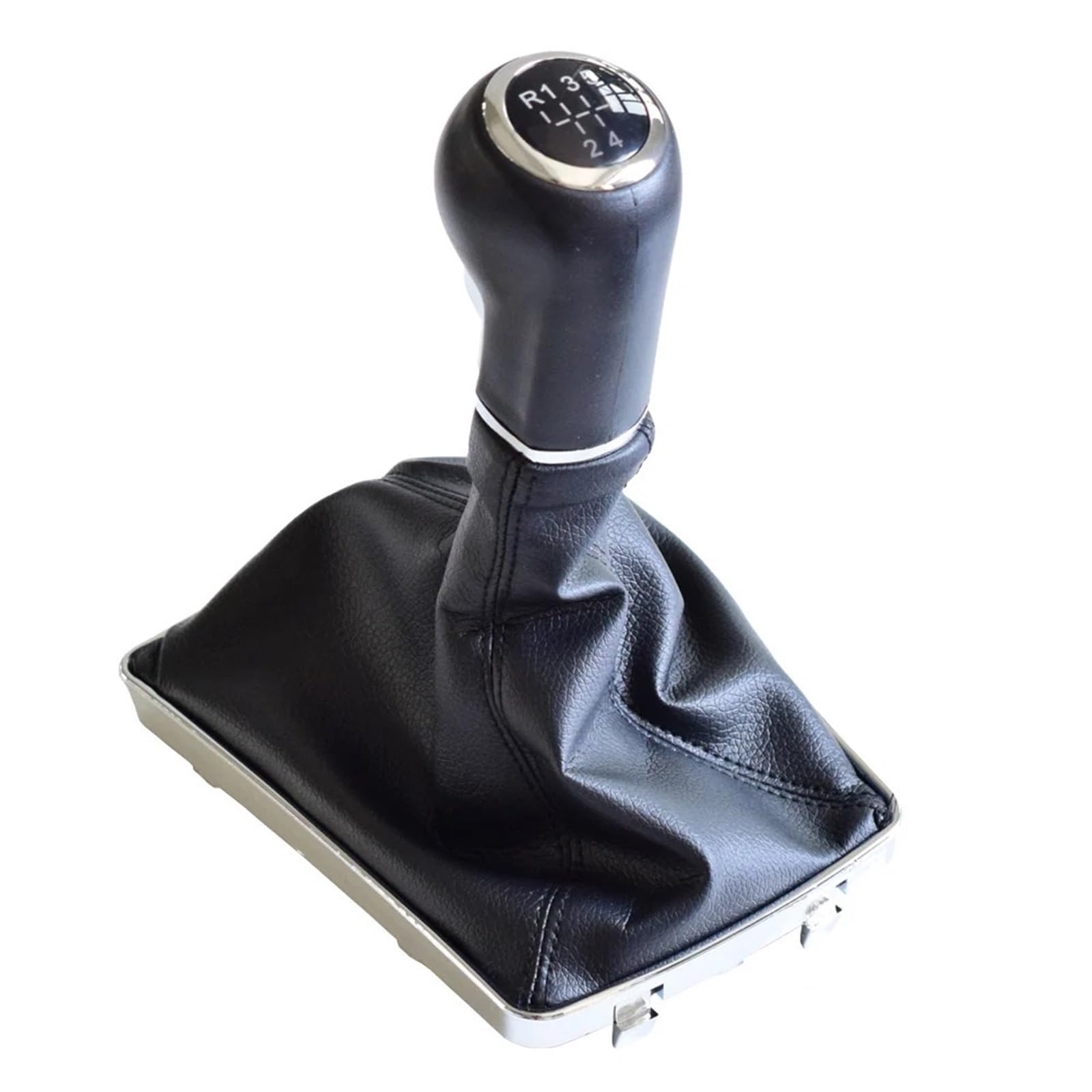 Auto-Schaltknauf Für AUXHALL Für OPEL Für ASTRA III H 1,6 2004-2010 Getriebe Griffe Manuelle Schaltknauf Shifter Für 5 6 Geschwindigkeit Mit Staub-Proof(5-Speed-Black) von DECFOIKN