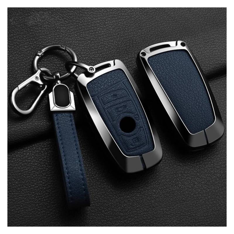 Auto Schlüsselgehäuse Für 520 F10 F30 F18 118i 320i 1 3 5 7 Serie X3 F25 X4 M3 M5 Legierung Stil Auto Schlüssel Fall Abdeckung Shell Fob(B Blue 1) von DECFOIKN