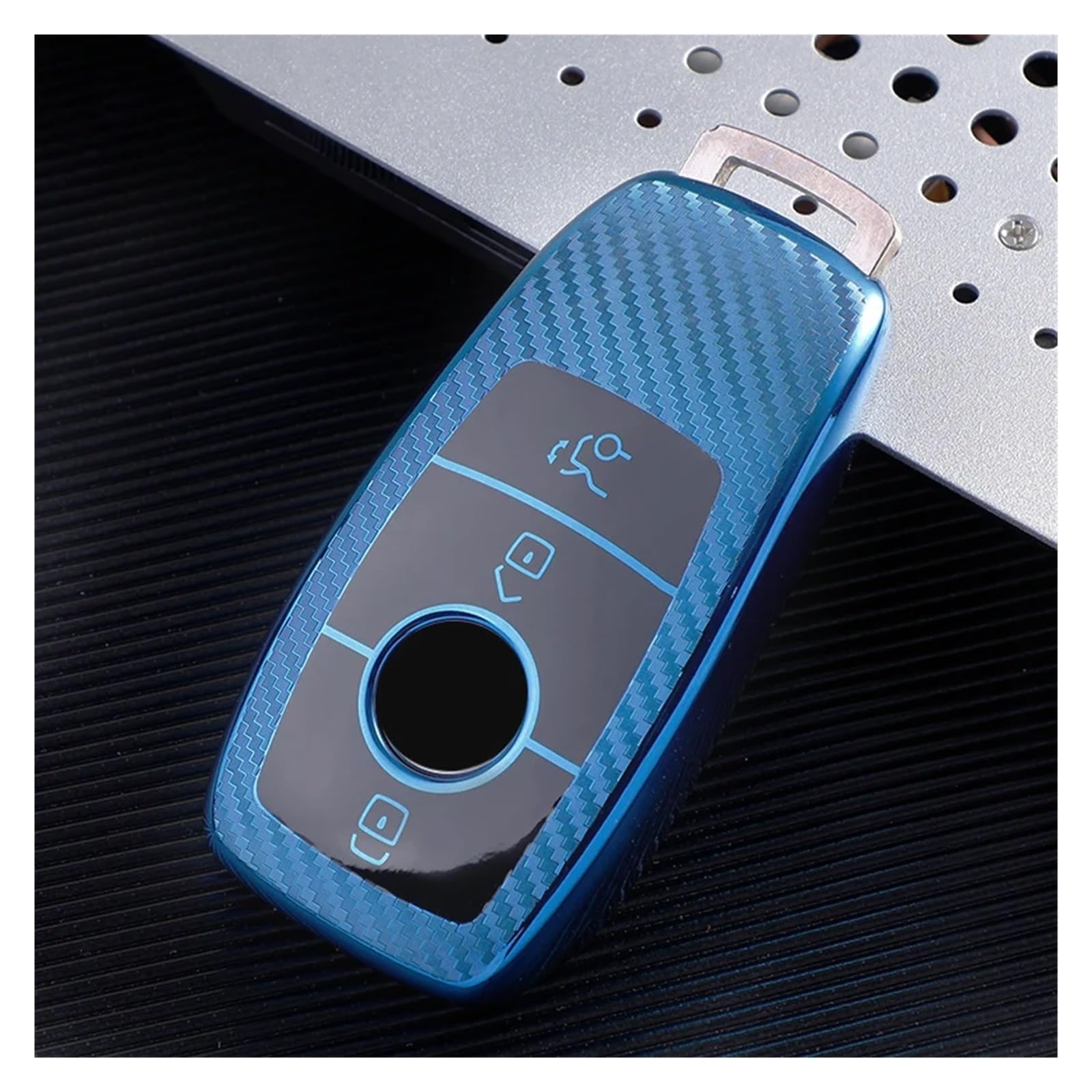 Auto Schlüsselgehäuse Für Benz A C E S G Klasse GLC CLE CLA GLB GLS W177 W205 W213 W222 X167 AMG TPU Fernbedienung Auto Schlüssel Fall Abdeckung Shell Fob(Blue) von DECFOIKN