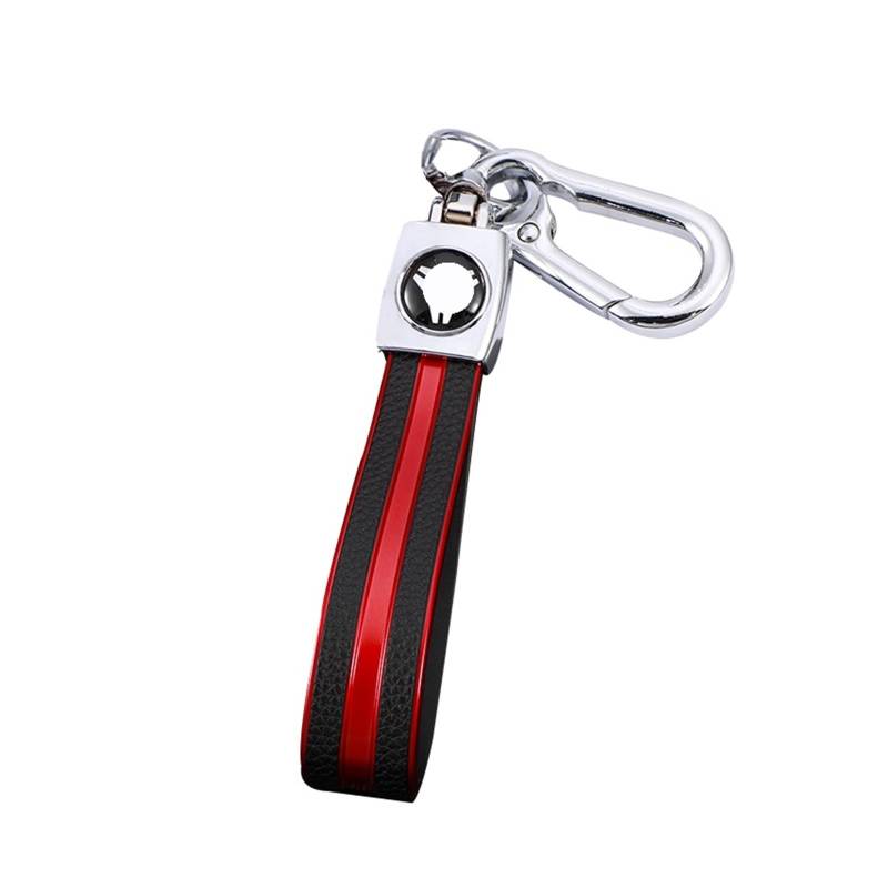 Auto Schlüsselgehäuse Für Mazda 2 3 5 6 Axela Atenza Demio CX-3 CX-4 CX-5 CX-7 CX8 CX-9 MX5 Auto Smart Key Cover Fob Fall Halter Schlüsselbund Schutz(Red Key Chain) von DECFOIKN