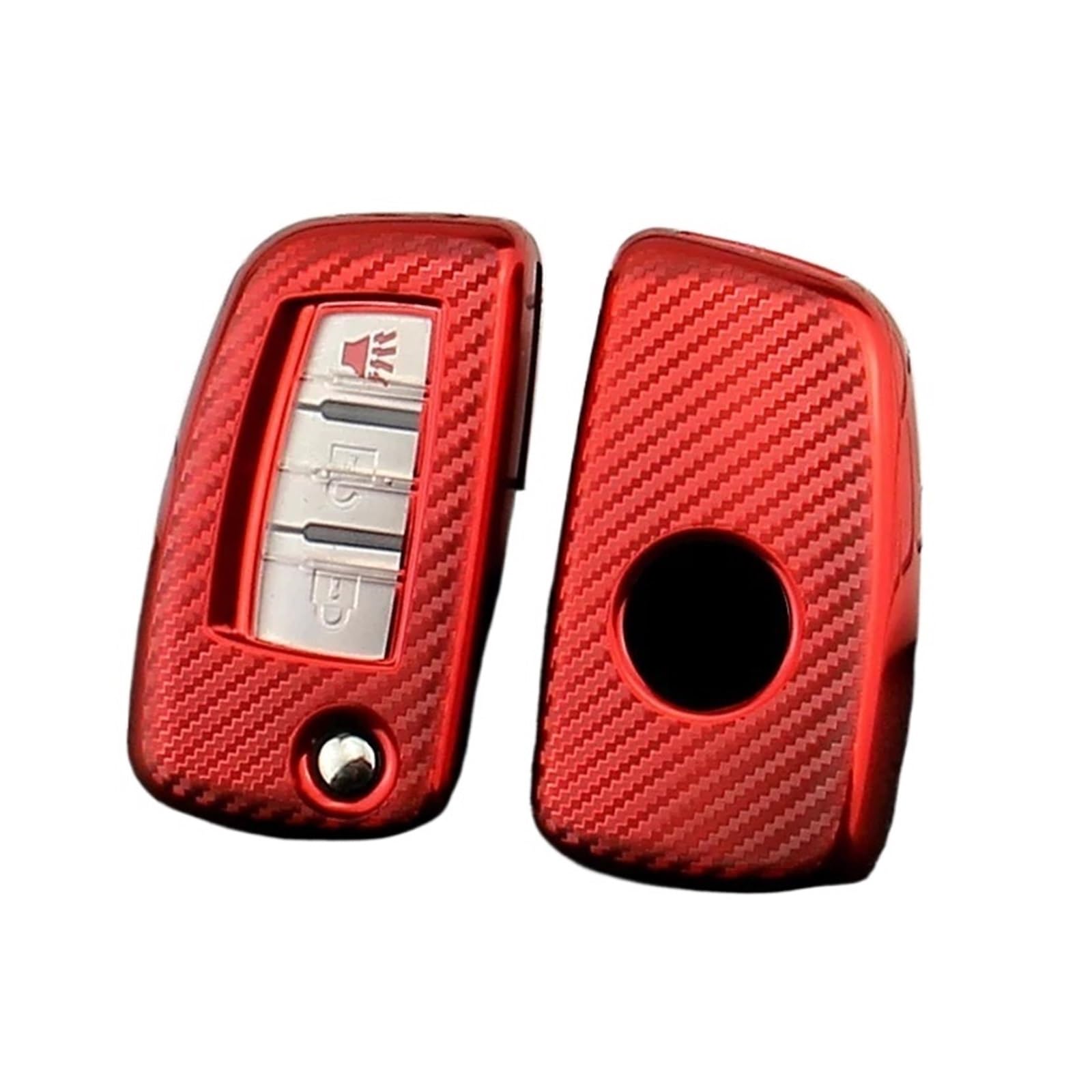 Auto Schlüsselgehäuse Für Nissan X-Trail Qashqai J11 Juke Micra Murano Maxima Tiida Kicks TPU Auto Schlüssel Fall Abdeckung Tasche Shell Fob Schlüsselbund Schutz(Red Key case) von DECFOIKN