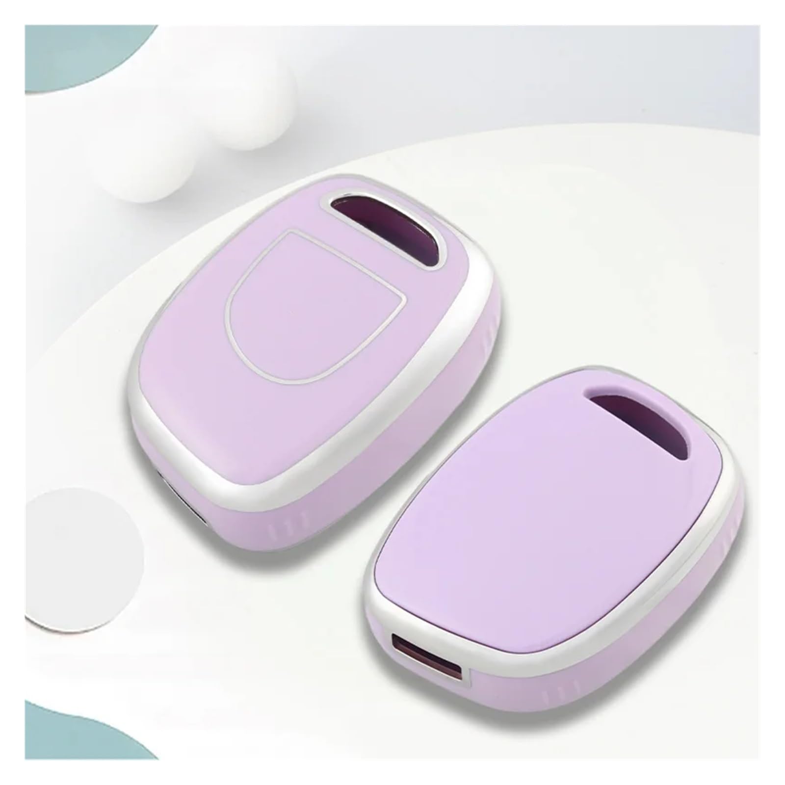 Auto Schlüsselgehäuse Für Renault Master Kangoo Clio Twingo NE72/VAC102 TPU Fernbedienung Auto Schlüssel Fall Abdeckung Keyless Protector Auto Schlüssel Tasche Schutzhülle(Purple Silver) von DECFOIKN