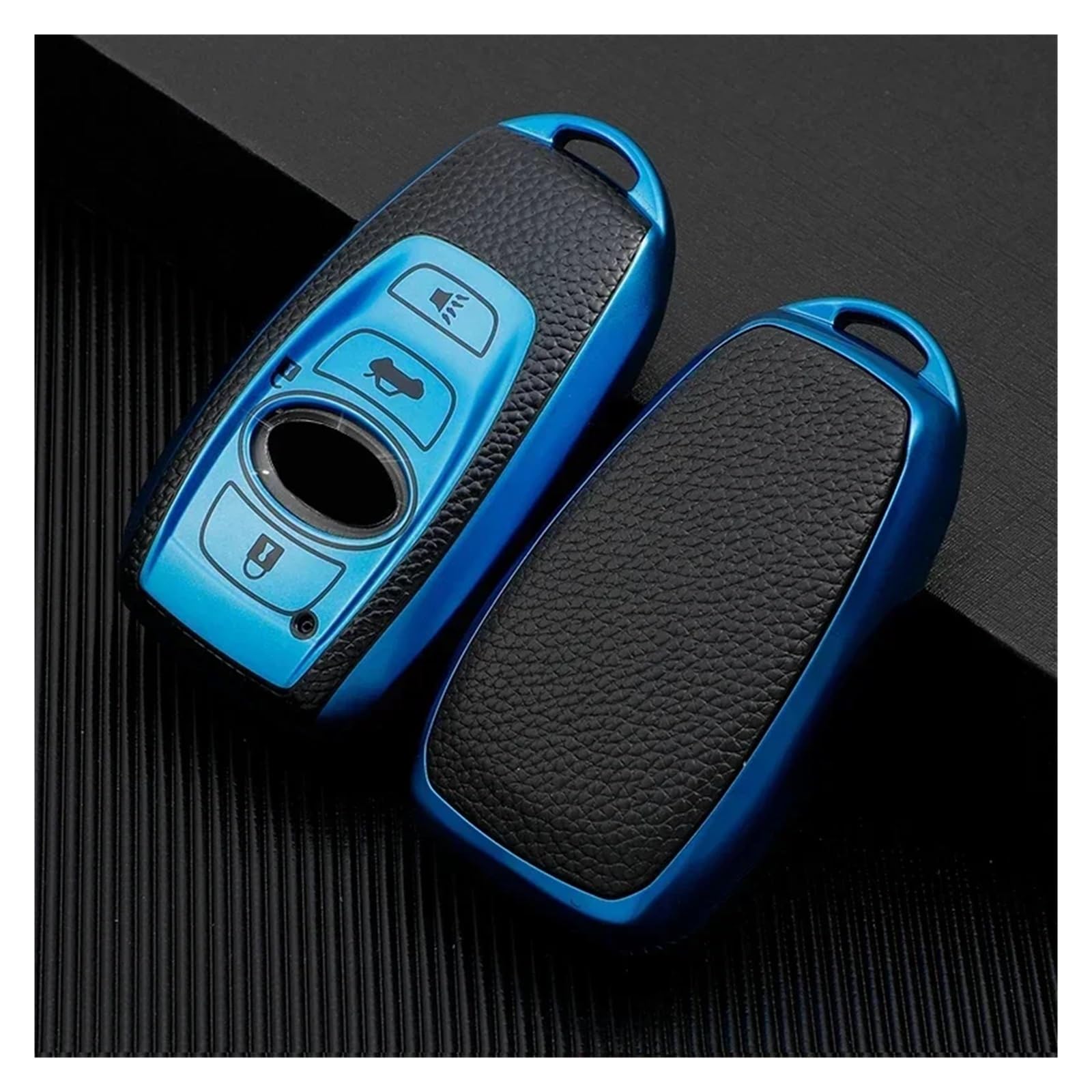 Auto Schlüsselgehäuse Für Subaru XV BRZ Forester Legacy Outback Schlüssel Abdeckung Schlüssel Fall Fob Halter Shell TPU Schutz Auto Innen Zubehör(Blue case) von DECFOIKN