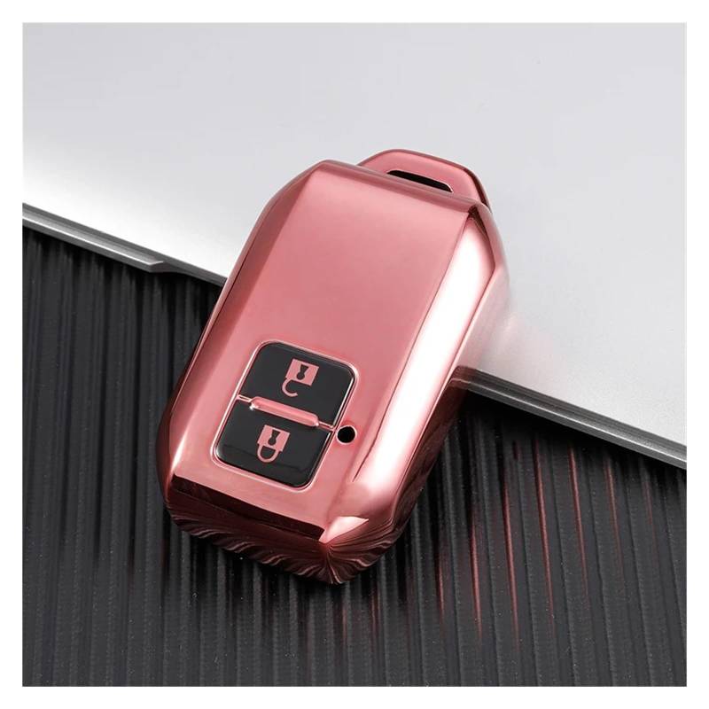 Auto Schlüsselgehäuse Für Suzuki Swift Wagon R Keyless Shell Fernbedienung Schutz Zubehör 2 Taste Weiche TPU Auto Schlüssel Abdeckung Schlüssel Fall(Pink) von DECFOIKN