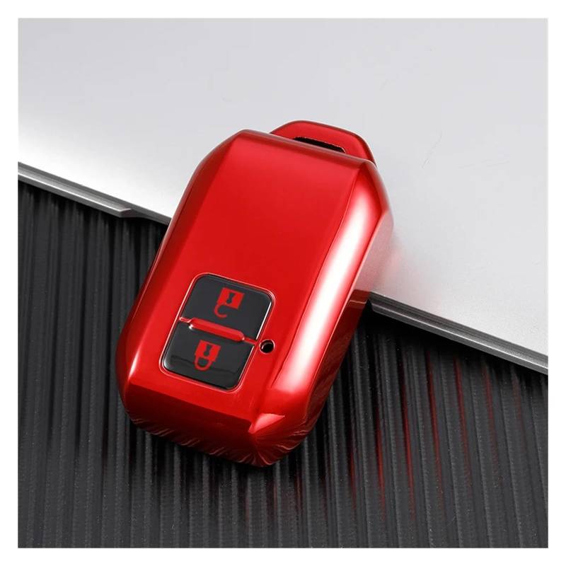 Auto Schlüsselgehäuse Für Suzuki Swift Wagon R Keyless Shell Fernbedienung Schutz Zubehör 2 Taste Weiche TPU Auto Schlüssel Abdeckung Schlüssel Fall(Red) von DECFOIKN