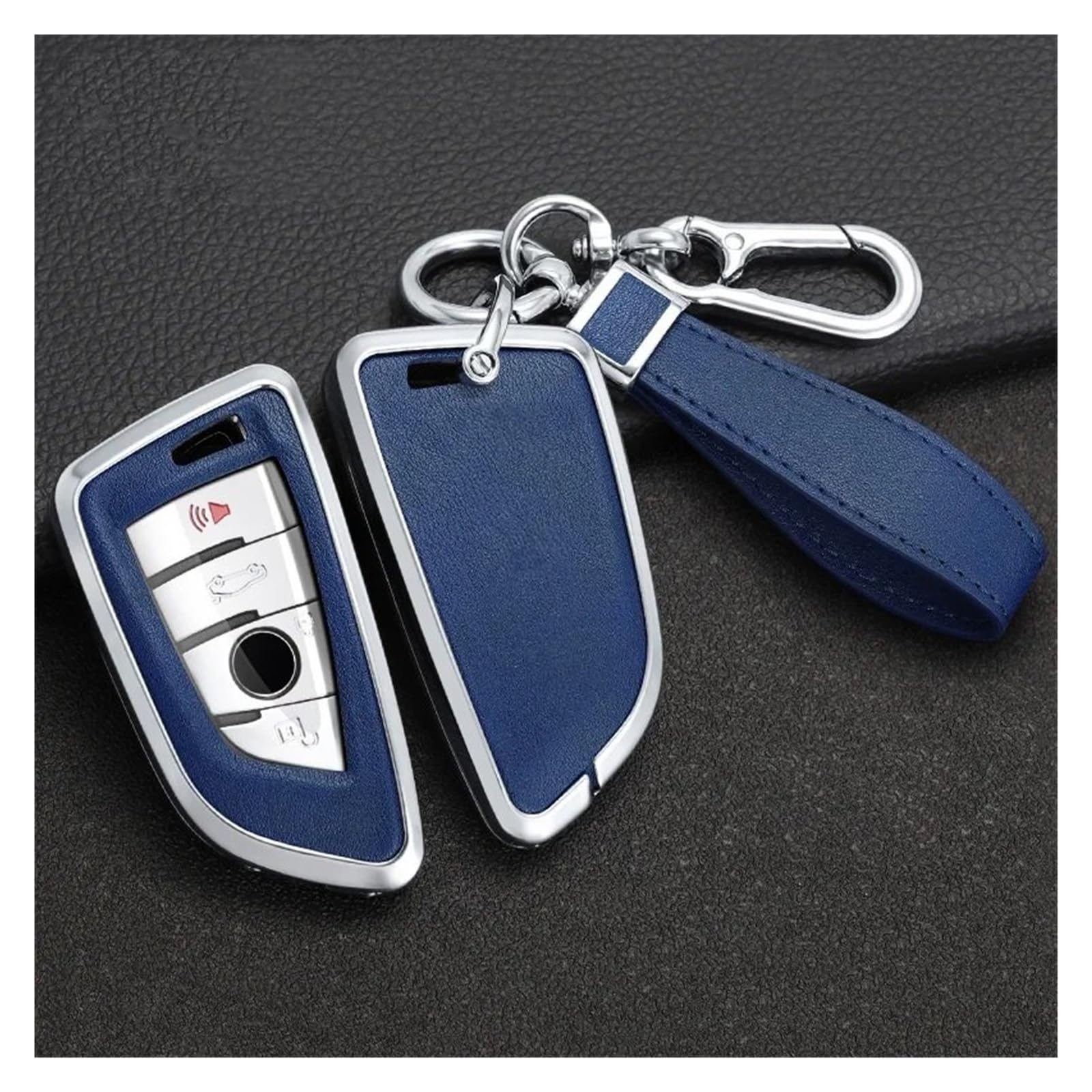 Auto Schlüsselgehäuse Für X1 X3 X5 X6 X7 1 3 5 6 7 Serie G20 G30 G11 F15 F16 G01 G02 F48 Auto Fernbedienung Schlüssel Fall Abdeckung Shell Fob Keyless(Silver) von DECFOIKN