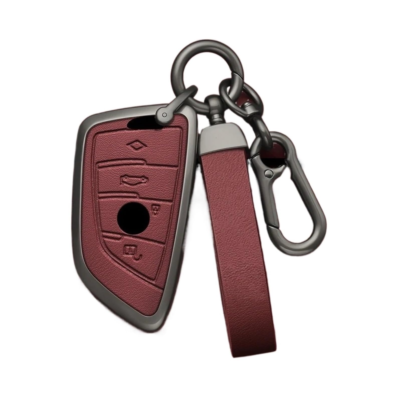 Auto Schlüsselgehäuse Für X1 X3 X5 X6 X7 1 3 5 6 7 Serie G20 G30 G11 F15 F16 G01 G02 f48 Legierung Stil Auto Schlüssel Fall Abdeckung Shell Fob Keyles(C Red) von DECFOIKN