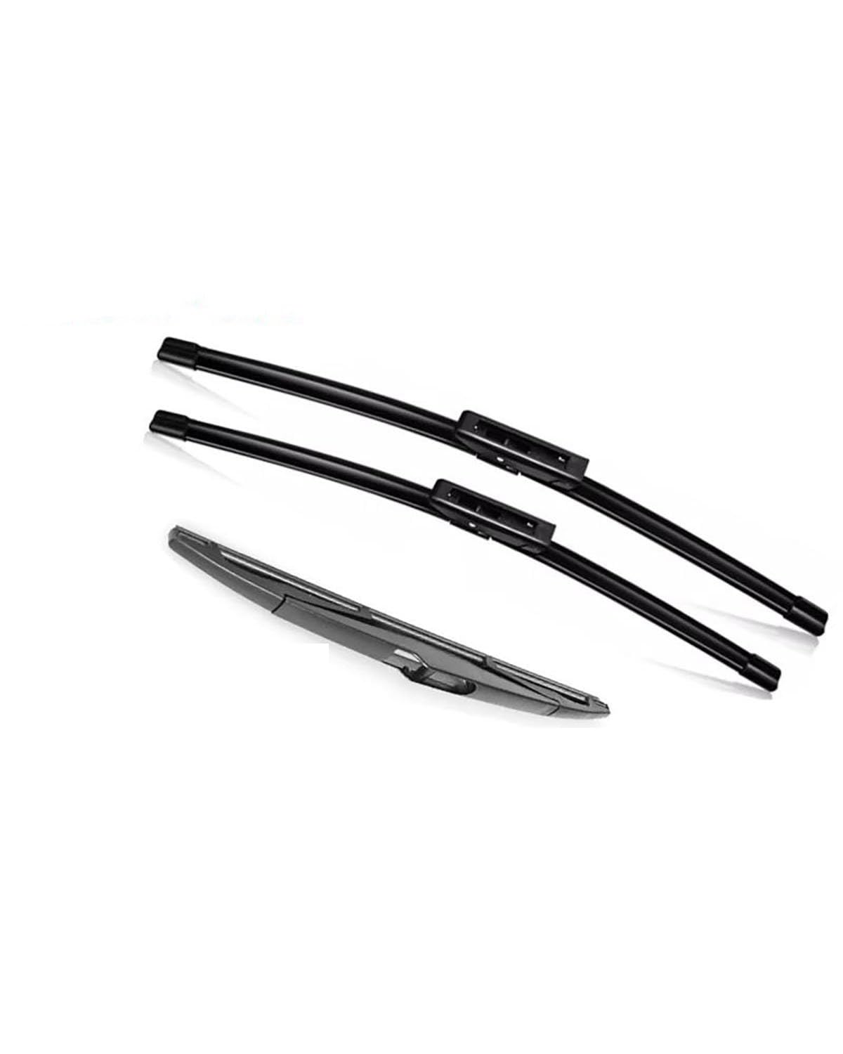 Automotive Scheibenwischer Für Clio 3 III Schrägheck 2005 2006 2007 2008 2009-2012 24"+16"+12" Vorne Hinten Wischer Windschutzscheibe Windschutzscheibe Fenster Zubehör(Front Rear 3pcs) von DECFOIKN