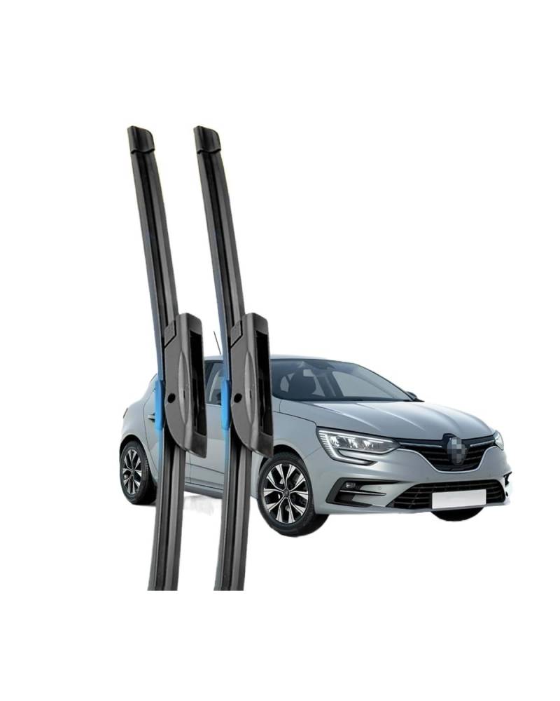 Automotive Scheibenwischer Für Megane 4 2016 2017 2018 2019 2020 2021 Wischer Frontscheibe Saubere Fenster Windschutz Auto Teile Auto Regen Pinsel 24'' + 18'' von DECFOIKN