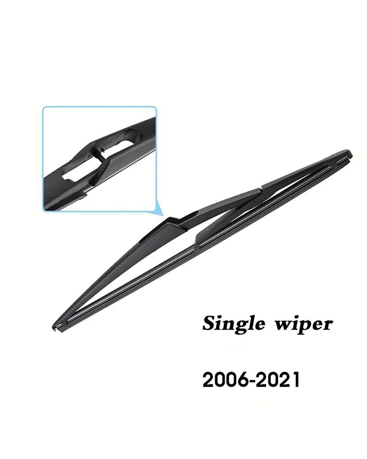 Automotive Scheibenwischer Für Qashqai Fließheck 2006 2007 2008 2009-2021 Auto Wischer Hinten Zurück Fenster Windschutzscheibe Scheibenwischer Auto Zubehör 305 Mm(Single Wiper) von DECFOIKN