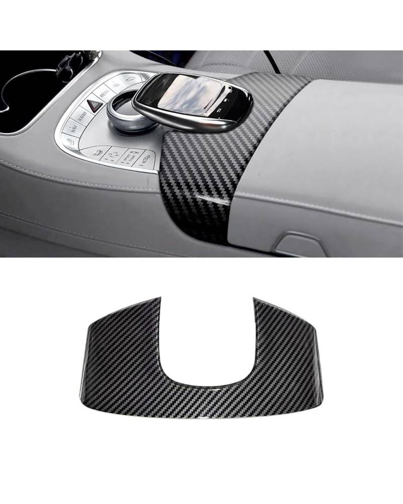 Console Panel Dekorabdeckung Für Benz Für S Klasse Für W222 2014 2015 2016 2017 2018 2019 Auto Styling Interior Center Console Armlehne Box schutz Abdeckung Trim(A) von DECFOIKN