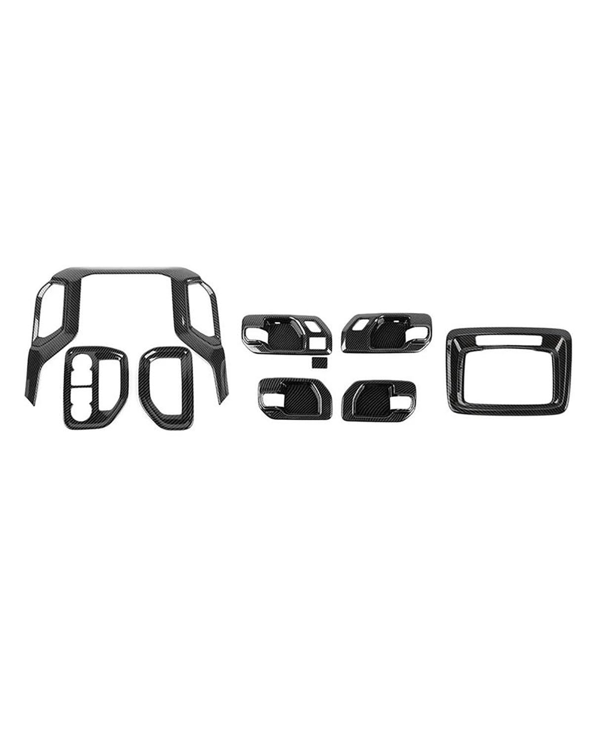 Console Panel Dekorabdeckung Für Silverado 1500 Für GMC Für Sierra 1500 2019-2022 Auto Center Console Dashboard Kit Trim Innen Ersatz Zubehör von DECFOIKN