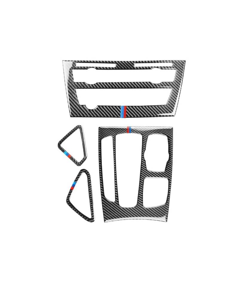 Console Panel Dekorabdeckung Für X5 Für E70 Für X6 Für E71 2008-2013 Dashboard Klimaanlage CD Panel Getriebe Shift center Konsole Rahmen Abdeckung Trim von DECFOIKN